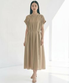 UNFILO 【WEB限定カラー】ヴィンテージシアー ギャザーワンピース