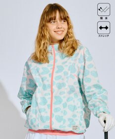 撥水加工/ストレッチ】【WOMEN】アニマルドットブルゾン ゴルフウェア