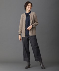 洗える】 10oz Stretch Denim セミワイド パンツ / J.PRESS LADIES