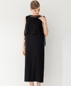 23区 【APPLAUDIR】クリスタルフラワーコンビ ドレス