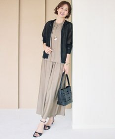 自由区 L 【カタログ掲載・ご好評アイテム・累計2500本・新色追加・ウエストゴム・セットアップ対応】エアリーツイルキュロット パンツ