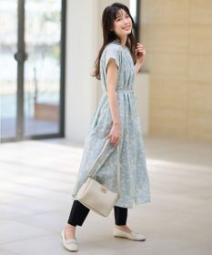 ANY L 【手洗い可能】レトロギャザーワンピース