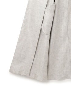 ICB 【日本製】トリアセリネンシャイニーツイル ロングジャケット