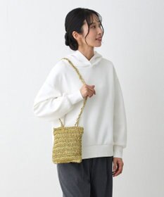 ROOTOTE 1090【手編みカゴバッグ風】SC.ベビールー.クロッシュメタリック-A
