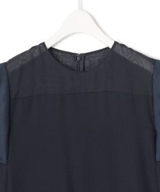 ICB L 【UVケア・接触冷感・速乾・洗える】 FluidBackSatin デザインワンピース