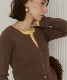 WEGO 【ANGIE VINTAGE】フェイクレイヤードカーディガン