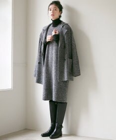 23区 【SLOW/一部店舗限定】新色追加！シアーリブロンTEE タートルネック カットソー