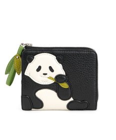 IBIZA アニマーダ　牛革　二つ折り財布（パンダ）