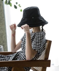 MOONBAT 【遮光】ワイヤー入りラフィネハット(つば広タイプ) 速乾／接触冷感／一級遮光／UVカット／軽量／手洗い可能／サイズ調整可能