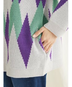 CRAFT STANDARD BOUTIQUE 【男女兼用】アーガイル柄カーディガン2