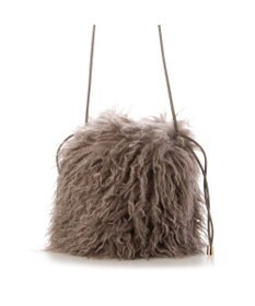 UNBILLION カシュカシュ cachecache / ウェーブファー巾着ショルダー