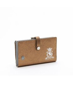 A.D.M.J. 【牛革】メタリックレザー/ガマグチ付ロングウォレット