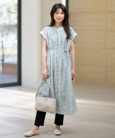 ANY 【手洗い可能】レトロギャザーワンピース