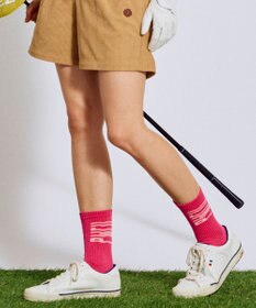 PW CIRCULUS 【WOMEN】WAVYロゴソックス ゴルフ レディース