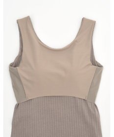 Wing カップ付きノースリーブ　【シンクロブラトップ　リブタイプ】　ラクしてきれいなシルエット　ウイング／ワコール　ET1171