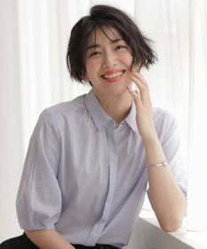 J.PRESS LADIES 【洗える】ラミーポプリン シャツ ブラウス