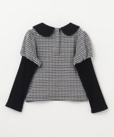 組曲 KIDS 【110-140㎝】チェックジャガード トレーナー