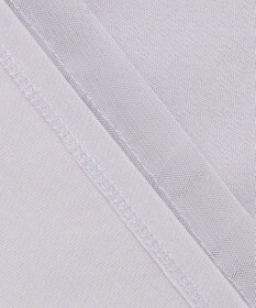 ANY チュールデザインフレンチスリーブTシャツ