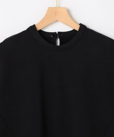 組曲 【先行予約】フレンチテリー 刺繍襟 ペプラムカットソー