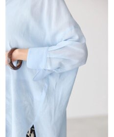 AMERICAN HOLIC 接触冷感５分袖変形ドルマンシアーシャツ