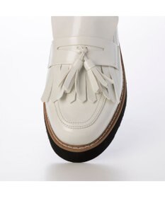 MODE ET JACOMO <carino>【レイン対応】【2WAY】厚底タッセルローファー