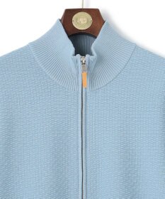J.PRESS MEN ハイツイストリンクス  フルジップニットカーディガン
