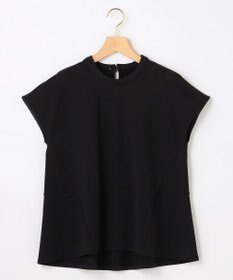 組曲 【先行予約】フレンチテリー 刺繍襟 ペプラムカットソー
