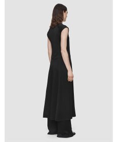 JOSEPH テクスチャードビスコース　ミディドレス