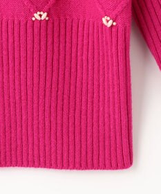 TOCCA 【洗える】PEARL BOUQUET KNIT カーディガン