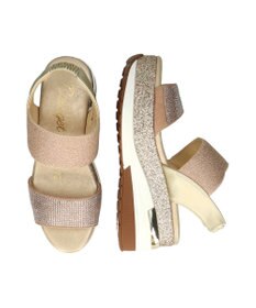 Bridget Birkin 【Bridget Birkin】ビジューグリッタープラットフォームサンダル