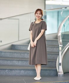 Tiaclasse L 【洗える】サイド切替ワンピース