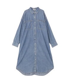 Green Parks シアーデニムシャツワンピース