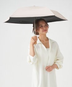 MOONBAT 【Pitaa】ハーフカプセル 無地 晴雨兼用日傘 折りたたみ傘 遮光率100%/UVカット率100%/UPF50+/遮熱効果/撥水加工/軽量/50cm