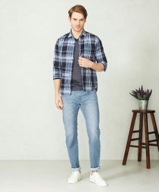 JOSEPH ABBOUD 【吸水速乾】リネンハニカムTシャツ