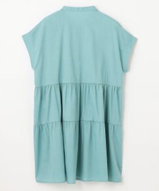 ANY 【洗濯機可能】シルキーソフトティアードブラウス