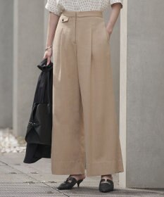 ICB Ry/Liバイオストレッチ ワイドパンツ ベージュ
