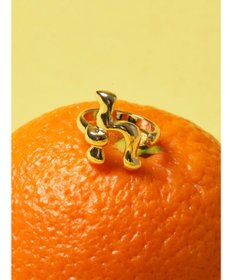 AMERICAN HOLIC イニシャルリングＧＬＤ