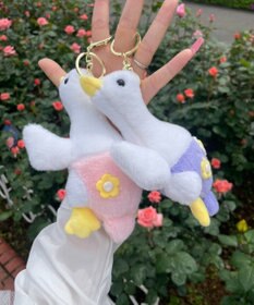 WEGO おはなあひるぬいぐるみキーホルダー