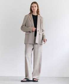 BEIGE， MICA / リネンブレンドテーラードジャケット