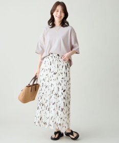 ANY 【Sサイズあり】オーガニックコットンスムース5分袖Tシャツ