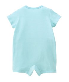 MIKI HOUSE HOT BISCUITS 【70-80cm】カラフルビーンズ フェイスプリント ショートオール