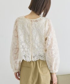 AMERICAN HOLIC 【前後2WAY】シアーレースブラウス