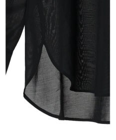 earth music&ecology シアーバンドカラーシャツ