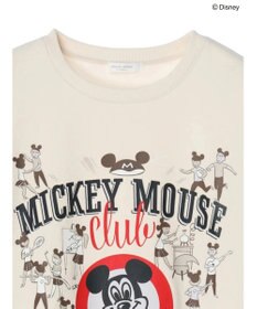 Green Parks ミッキーマウス・クラブ／アート裏起毛プルオーバー