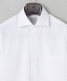 GOTAIRIKU 【形態安定】PREMIUMPLEATS_スモールワイドカラー 通年ドレスシャツ_チェック(25年春夏モデル)