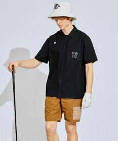 PW CIRCULUS 【UV遮蔽率97.8% / 軽量のDotAir / 高通気 / 軽撥水】【MEN】メッシュポケットシャツ ゴルフ