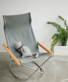 LOOM&SPOOL GRA綿毛布猫クッション