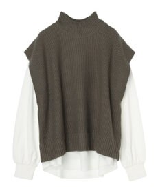 Green Parks ＳＥＴ２点モックネックカノコベスト＋ロンＴＥＥ