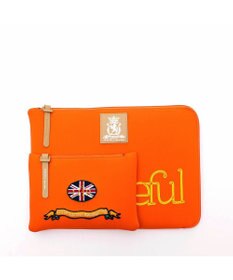 A.D.M.J. 【魔法の様に軽い】マジックライト/コード刺しゅうフラットポーチ2セット(S・LL)