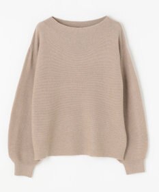 ANY 【洗える】カシミヤブレンドガーターニット